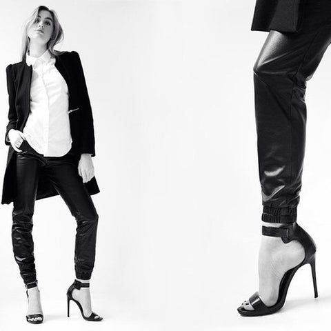 Yossi for Kevin Shahroozi leather trousers